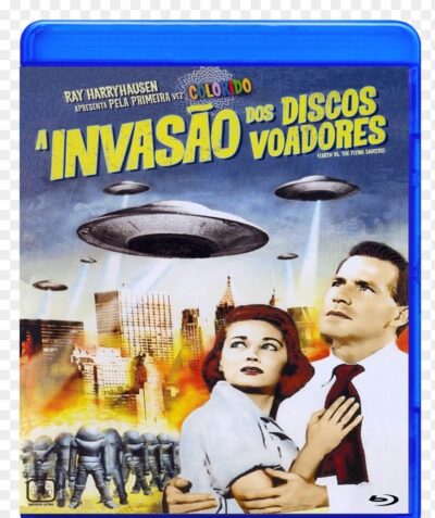 A Invasão dos discos voadores Blu Ray Dublado e Legendado