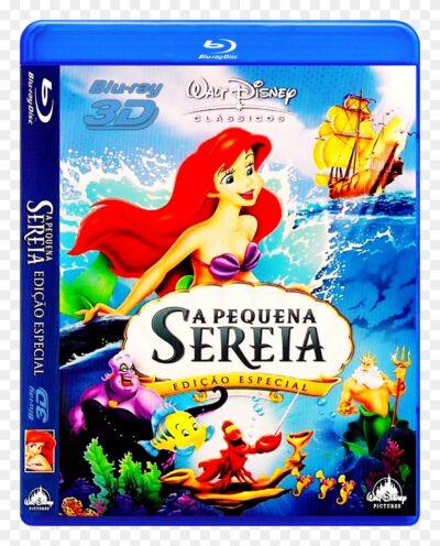 A Pequena Sereia 3D Blu Ray Dublado e Legendado