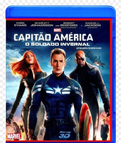 Capitão america 2 2D + 3D Blu Ray Dublado Legendado