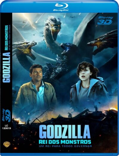 Godzilla-II Rei dos Monstros 2019 3d Blu Ray Dublado Legendado