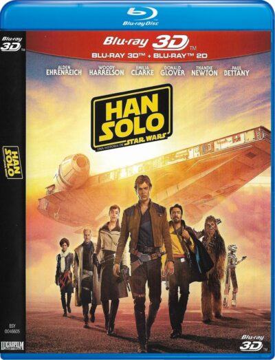 Han Solo Uma História Star Wars  3D Blu Ray Dublado Legendado