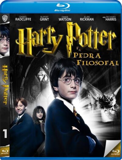 Harry Potter 1 e a Pedra Filosofoal  Blu Ray Dublado E Legendado
