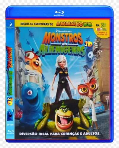 Monstros VS Alienigenas 3D Bluray Dublado e legendado