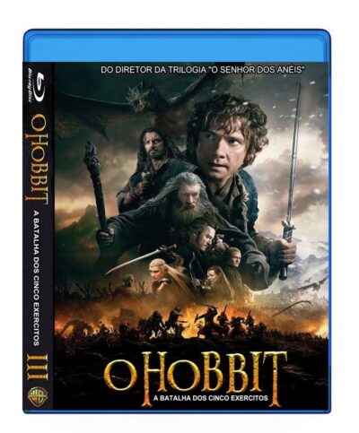 O Hobbit 3 - A Batalha Dos Cinco Exércitos  2014 Blu Ray Dublado E Legendado