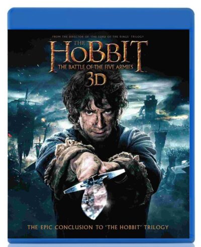 O Hobbit A Batalha dos Cinco Exércitos 3D Blu Ray Dublado E Legendado