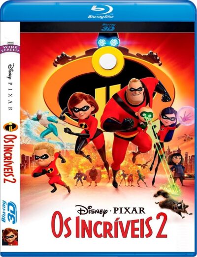 Os Incriveis 2 3d Blu Ray Dublado E Legendado